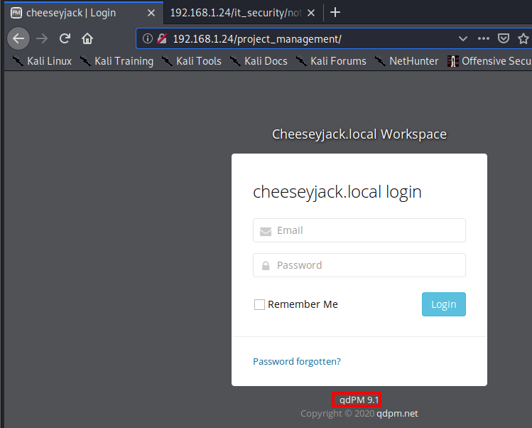 CheeseyJack project_management