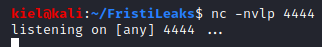 Fristileaks nc listener
