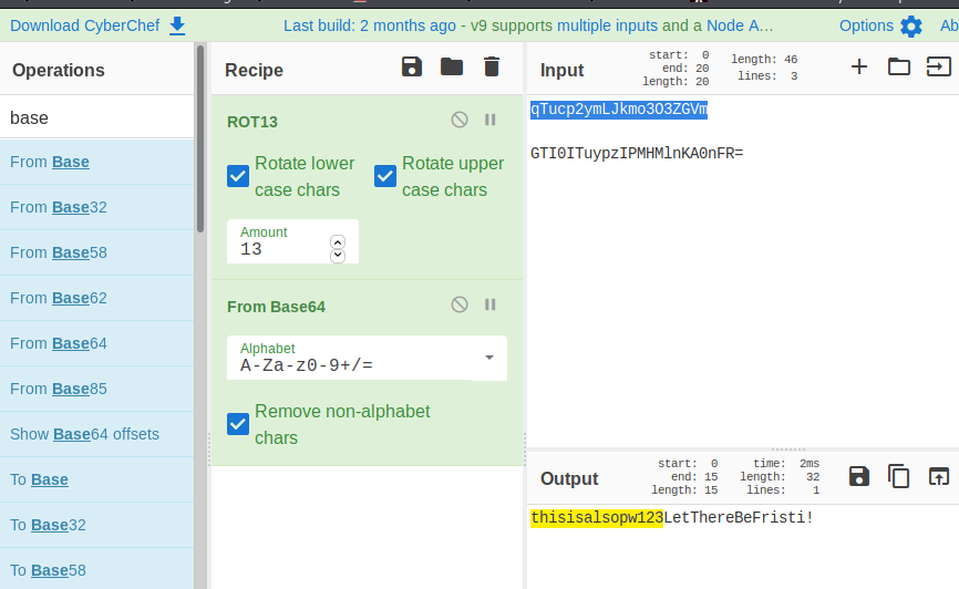 Fristileaks decode passwords