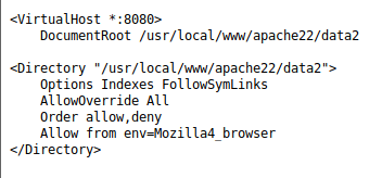 Kioptrix 2014 Apache Configuration User Agent