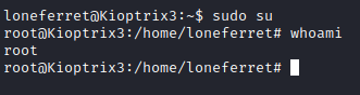 Kioptrix Level 1.2 root shell