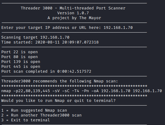 Kioptrix Level 1.3 threader3000