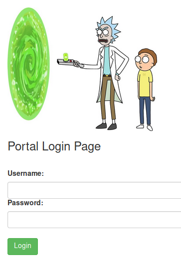Pickle Rick portal.php