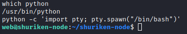 Shuriken upgrade shell