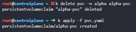 CKS Challenge 1 - recreate pvc