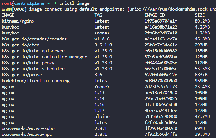 CKS Challenge 1 - critctl image