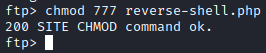 Chili chmod reverse-shell.php
