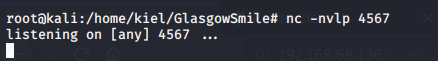 Glasgow Smile netcat listener