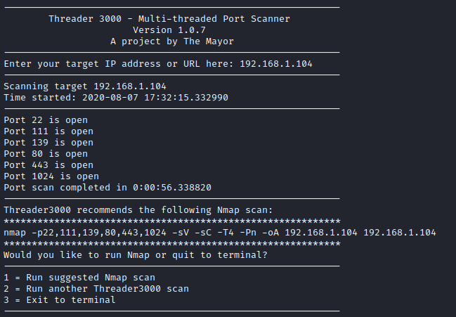 Kioptrix Level 1 threader3000