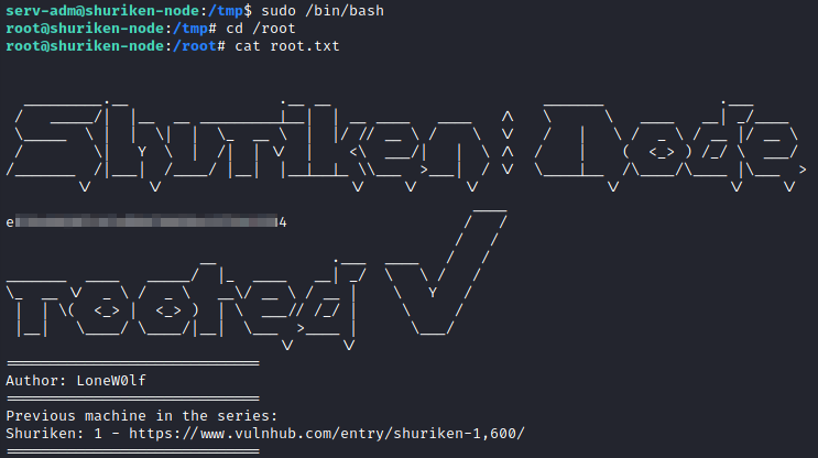 Shuriken rooted