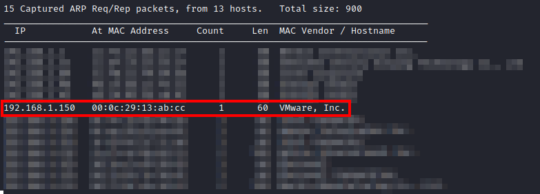 SickOS 1.2 netdiscover