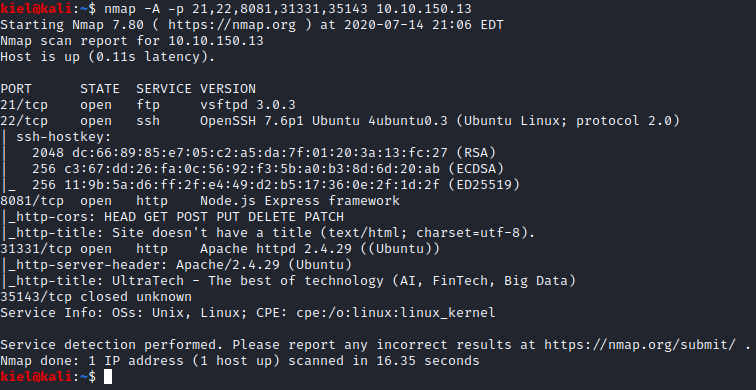 UltraTech nmap2