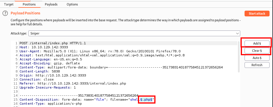 Vulnversity Burp Suite 3