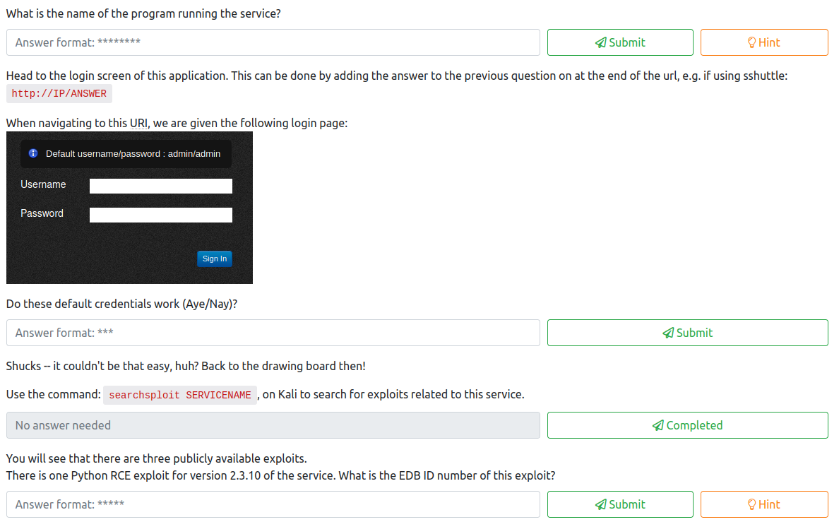 Wreath Task 18 Questions